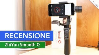 Stabilizzatore per Smartphone  ZhiYun Smooth Q  RECENSIONE ITA [upl. by Ahsok990]