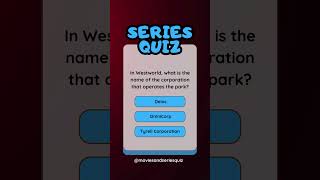 Westworld Series Question westworld seriesquiz seriestrivia quizgame [upl. by Aniloj]