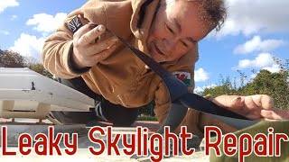 Leaky Motorhome Skylight S15E34 Repaired Properly [upl. by Sielen]