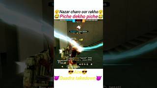 😈 Quadra takedown 😈 freefire newgamerff newgamer19 godbhai [upl. by Ahsieyn]