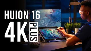 This Tablet competes with Wacom  Huion Kamvas Pro 16 Plus 4K [upl. by Aisyla]