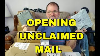 Opening Unclaimed Mail packages [upl. by Strepphon]