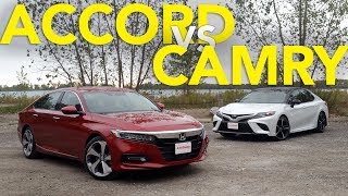 2018 Honda Accord vs Toyota Camry Comparison [upl. by Tierell]