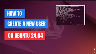 How to Create a New User on Ubuntu 2404 [upl. by Rolyab]