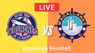 Navegantes del Magallanes Vs Tiburones de La Guaira en vivo  Béisbol venezolano  En Vivo Ahora [upl. by Airtina]