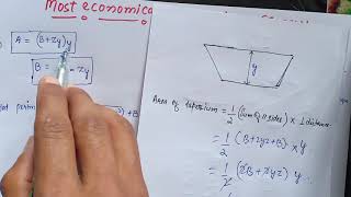 Most economical trapezoid channel section open channel flow [upl. by Biondo]