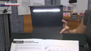 Mighty Bright Crescendo LED Music Stand Light  Sweetwater at Winter NAMM 2015 [upl. by Giustina]