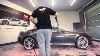 CLEAN CAR DETAILING  CLEANCAR COATING  SELF HEALING  ASTON MARTIN DB9 DETAILING [upl. by Ausoj]