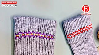 The sleeves of the sweater are too long No need to cut them They are shortened Full Video [upl. by Eekorehc]