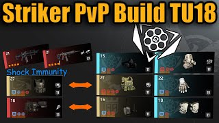 How to use Striker in PvP in The Division 2 Dark Zone  Build Guide  TU18 [upl. by Anonyw957]