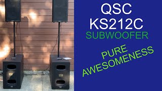 QSC KS212C Subwoofers amp CP12 Honest Review [upl. by Fisuoy646]