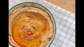 Cómo hacer un hummus de garbanzos [upl. by Dru]