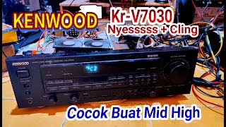 Test Power Kenwood KR V7030 [upl. by Ecitsuj]