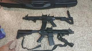 CROSMAN DPMS SBR VS AIRSOFT GBBR [upl. by Ahsaeyt851]