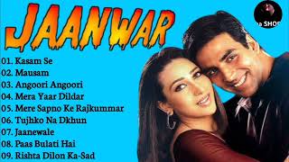 Jaanwar Movie all song Jukebox HD Songs  Akshay Kumar  Karishma Kapoor Alka Yagnik [upl. by Ailssa]