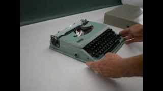 Antares P59 Portable Manual Travel Typewriter Lightweight For Sale on eBay [upl. by Devaney]