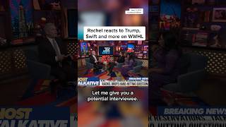 Rachel reacts to Trump Swift and more on WWHL [upl. by Turk]