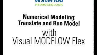 Numerical Modeling Translate and Run Model [upl. by Nirahs]