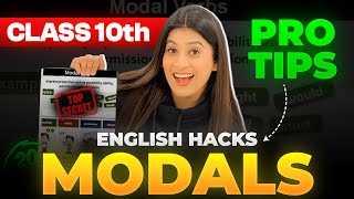 MODALS class 10🔥 Super Hacks and Tricks😎 Complete Revision in 12 mins✅ [upl. by Aleibarg102]