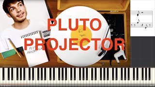 Pluto projector Rex Orange County Piano Tutorial Instrumental Cover [upl. by Lednik]