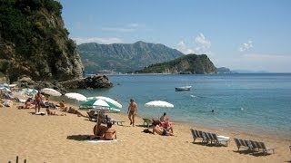 Mogren Beach Budva Montenegro [upl. by Budwig]