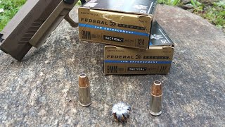 9MM Federal HST  124gr and 147gr ammo test [upl. by Itnahsa608]