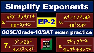 EP2 Simplifying Exponents Made Easy Key Tips for International Exams [upl. by May386]