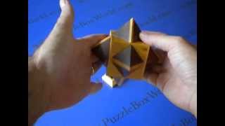 The Cube amp Octagon Japanese Puzzle Box by Akio Kamei  NOT A SPOILER [upl. by Neila518]