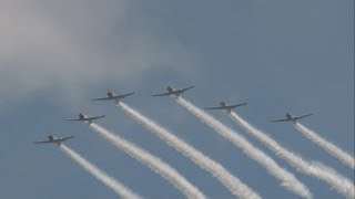 2014 Rhode Island ANG Open House amp Airshow  GEICO Skytypers [upl. by Ellenohs]