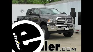 etrailer  Cruiser Tuf Combo License Plate Frame Installation  2014 Ram 2500 [upl. by Christina982]