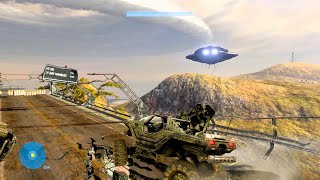 HALO 3  TSAVO HIGHWAY  LEGENDARY  MISSION 4 [upl. by Giavani]