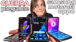 Comparativa móviles PLEGABLES 2023 Samsung VS OPPO VS Motorola FLIP [upl. by Salema]