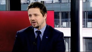 Polens Europaminister Trzaskowski quotDas MinskAbkommen ist nicht wertlosquot [upl. by Ysdnil682]