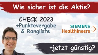 Siemens Healthineers Aktienanalyse 2023 Wie sicher ist die Aktie günstig bewertet [upl. by Haiasi]