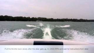 How To Waterski Part 2 Driving the Boat [upl. by Yllah]