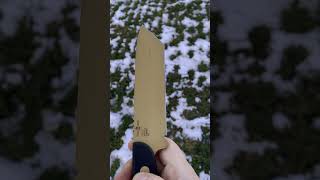 Turq Gear BEAR brutal tanto knife Sleipner steel gold cerakote [upl. by Hansen]