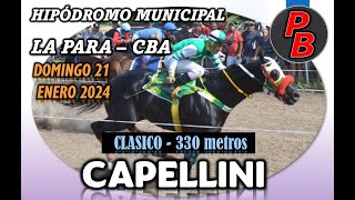 CAPELLINI HIPODROMO MUNICIPAL LA PARA  CORDOBA 21012024 [upl. by Nahtahoj401]