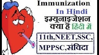 What is Immunisation And Vaccine in Hindiप्रतिरक्षीकरण व टीका क्या है [upl. by Packston]