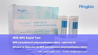 NPE Nonylphenol ethoxylates Testing with Rapid Test Kit [upl. by Ysteb863]