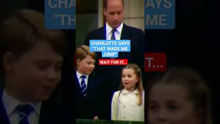 👑PRINCESS CHARLOTTE SAID THAT MADE ME JUMP WAIT TILL THE ENDbritishroyalfamily kingcharles GEORGE [upl. by Bertha407]