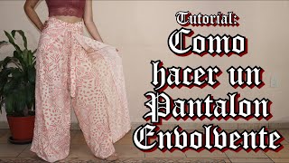 Tutorial COMO HACER UN PANTALON ENVOLVENTE✨👖  Mosh Moshan [upl. by Tyson]