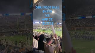 ODU FOOTBALL VS APP STATE 102123 collegefootball appstate olddominion [upl. by Chelsie]