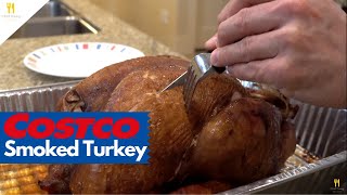 How To Cook Kirkland Smoked Turkey from Costco  Chef Dawg [upl. by Cirdes]