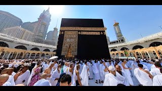 4K 360 View Tawaf of Kaaba at Masjid alHaram Mecca [upl. by Spielman]