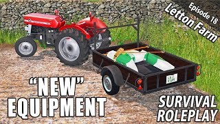 quotNEWquot EQUIPMENT  Survival Roleplay  Farming Simulator 17  Letton Farm  Ep 18 [upl. by Angelika]