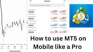 How to Use MetaTrader 5 2024 Full Guide From Beginner to A Professional Trader [upl. by Aiehtela]