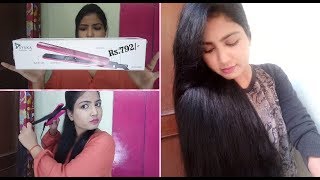 Syska Hair Straightener REVIEW AND DEMOBUY OR NOT Syska Straightener [upl. by Grefe472]