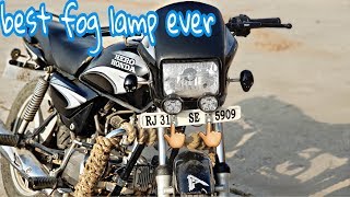 How to install 6 led fog lamp in splendor  amp all bikes [upl. by Fabio]