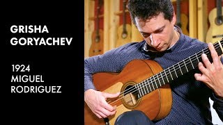 Paco de Lucias ‘Malaguena de Lecuona’  Grisha Goryachev plays 1924 Miguel Rodriguez [upl. by Lledrac270]