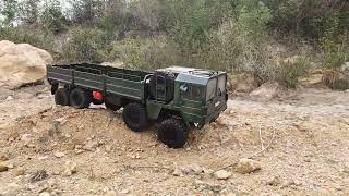 Cross RC MC8 8x8 Off Road military truck Adventure Scale 112 [upl. by Thia]